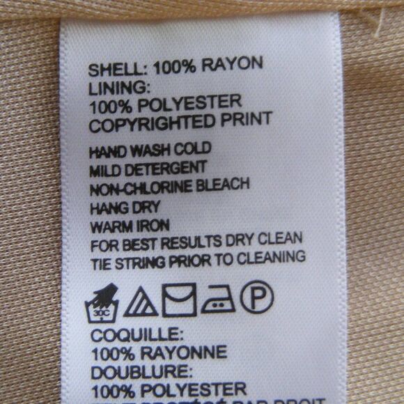 TOMMY BAHAMA Halter Dress, S, Beach/Island Print Hibiscus/Palm Trees, Multicolor - Picture 11 of 12